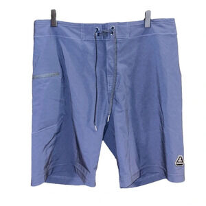 PrAna Lace Up Swim Trunks Navy Blue Men’s 33 Beach Vacation